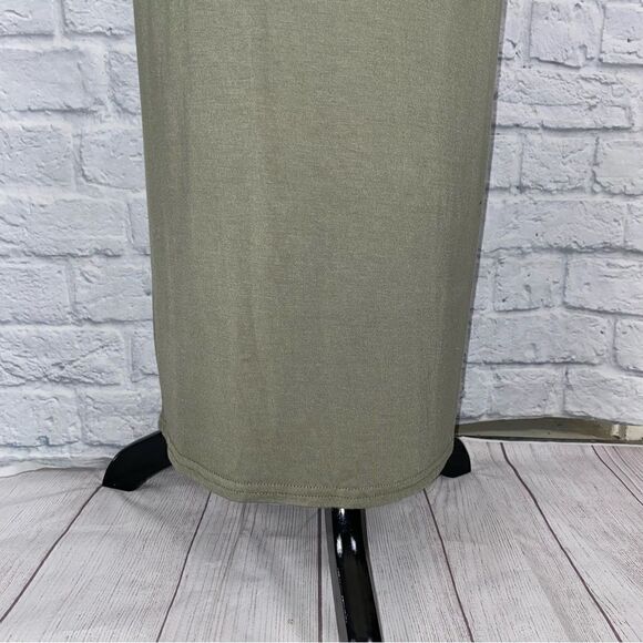 Julietta New bodycon longsleeve crewneck maxi dress size medium women - Picture 3 of 8